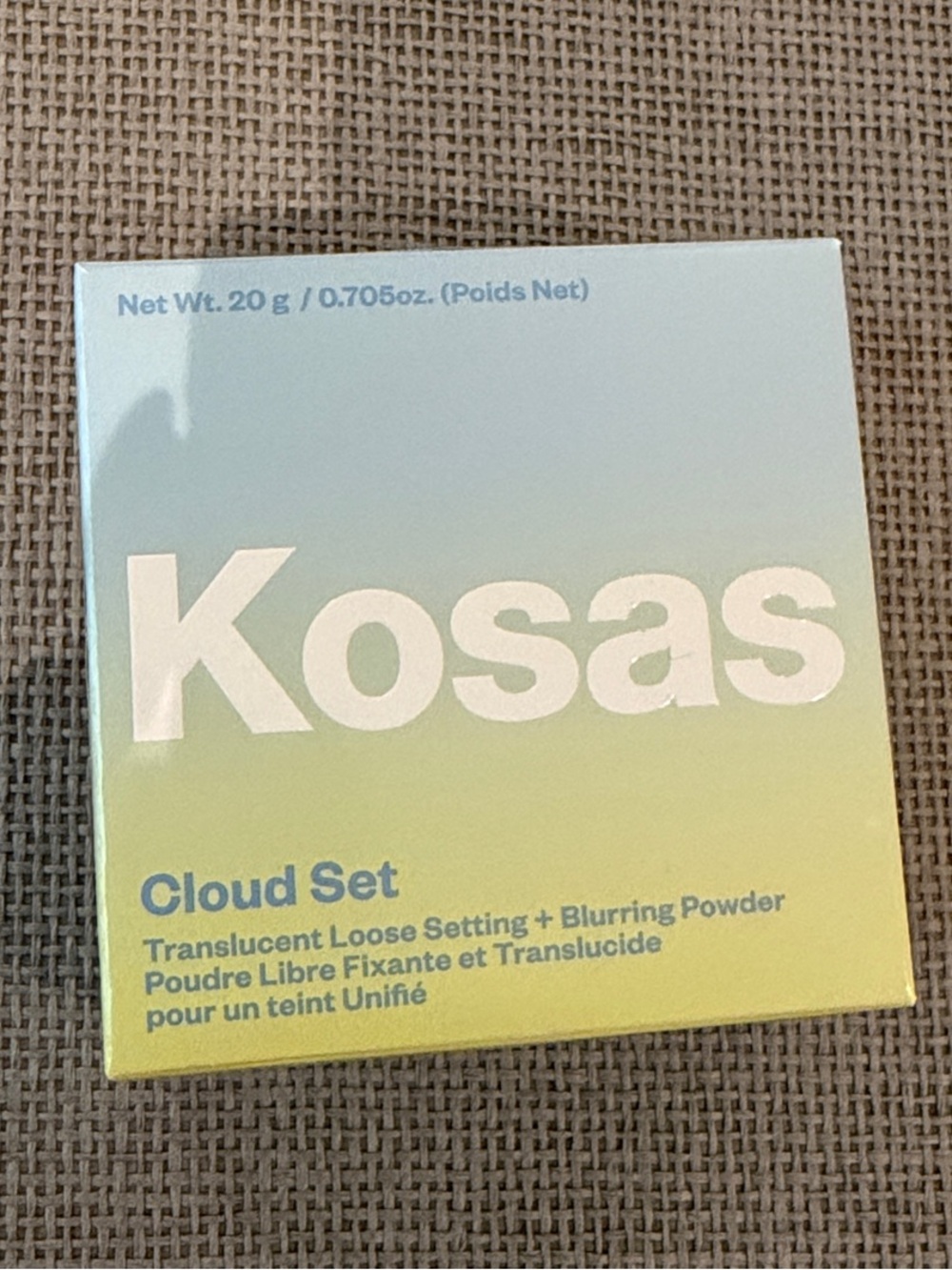 Kosas Cloud Set Translucent Fluttery Powder ultra sheet light medium blurring